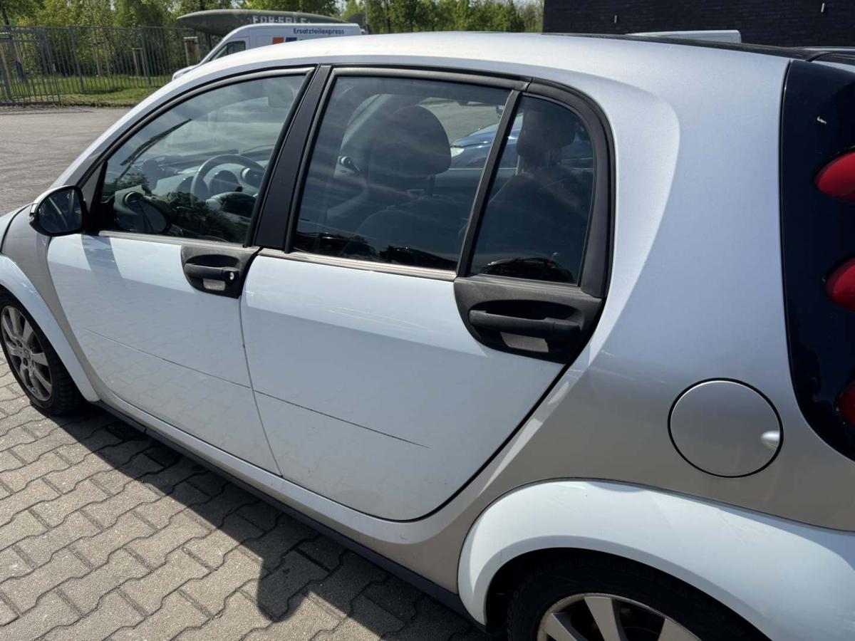 Smart ForFour 454 original T&uuml;r hinten links Ice White Rohbau Bj.2006
